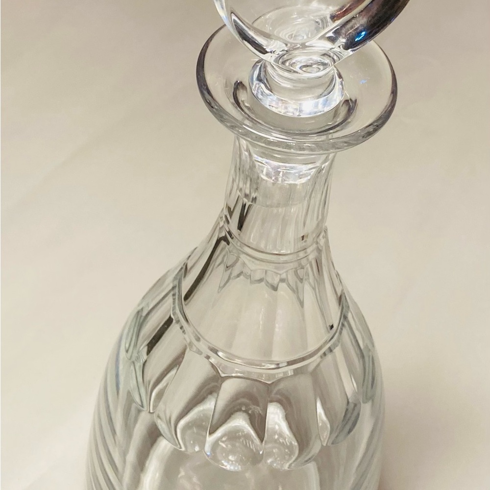 William Yeoward Georgian magnum crystal decanter “Diana” stylish flat cuts